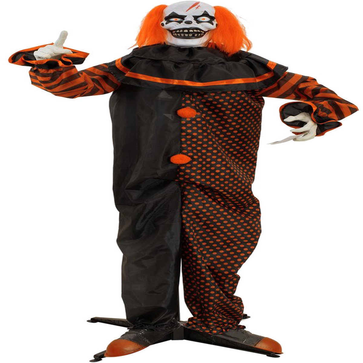 1.8m BO Lit Pop Up Head Clown Zombie with Sound SA