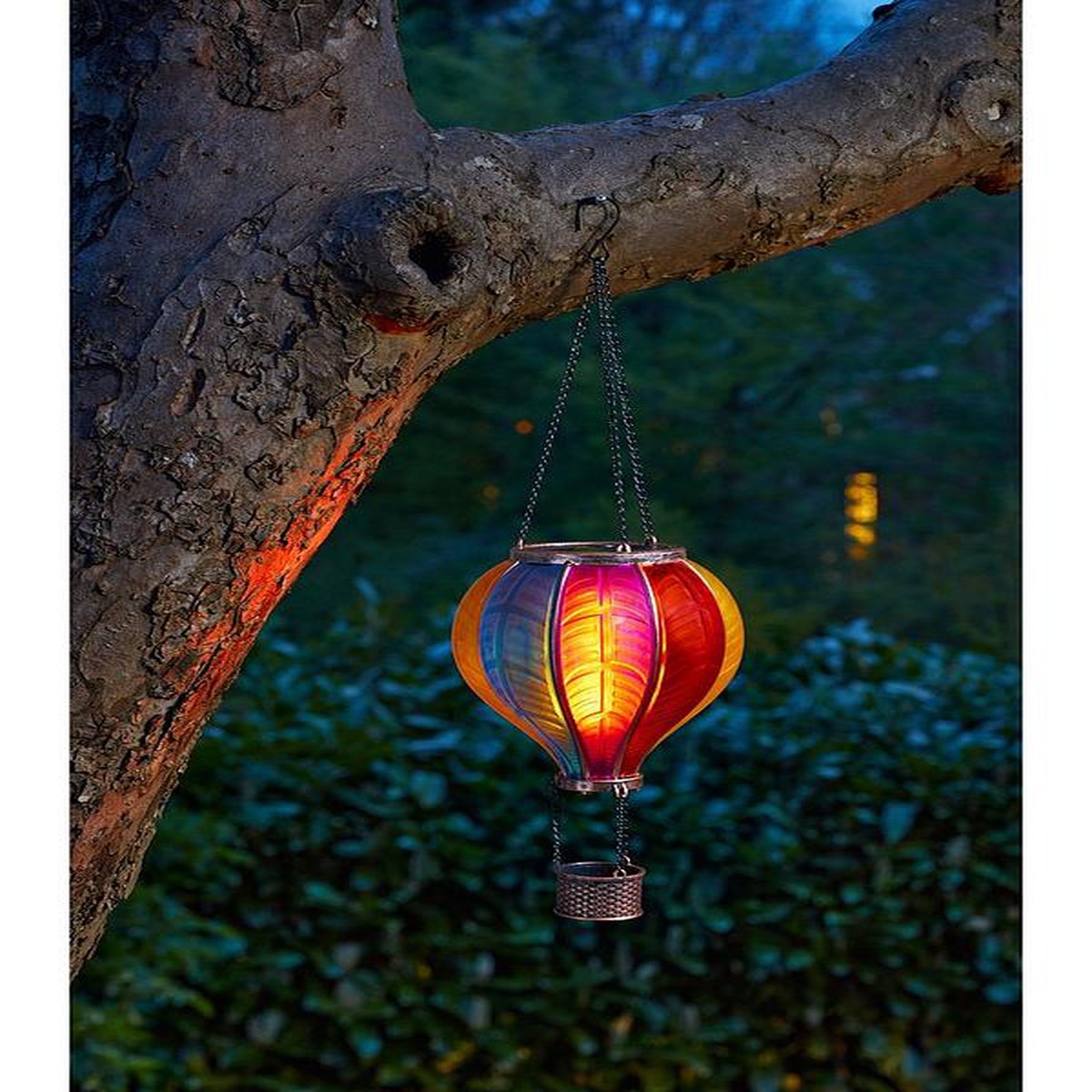 Smart Solar Rainbow Flaming Balloon - XL