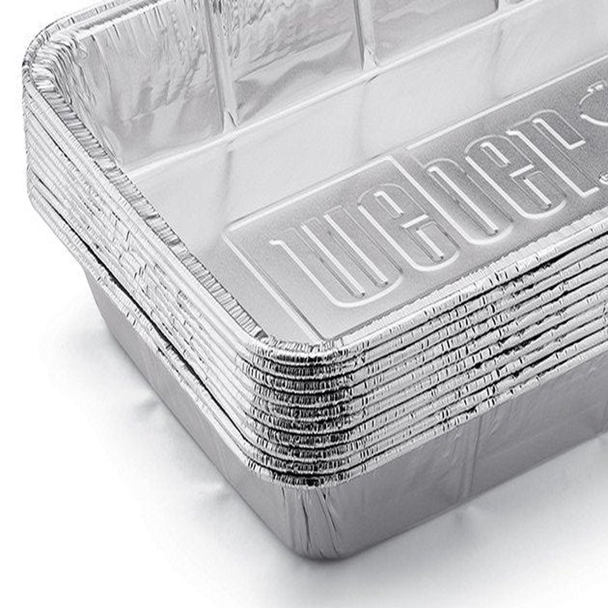Weber DRIP PANS - SMALL, 10 PCS, FITS Q, SPIRIT, GENESIS, GENESIS II 200 AND 300 SERIES AND PULSE BARBECUES